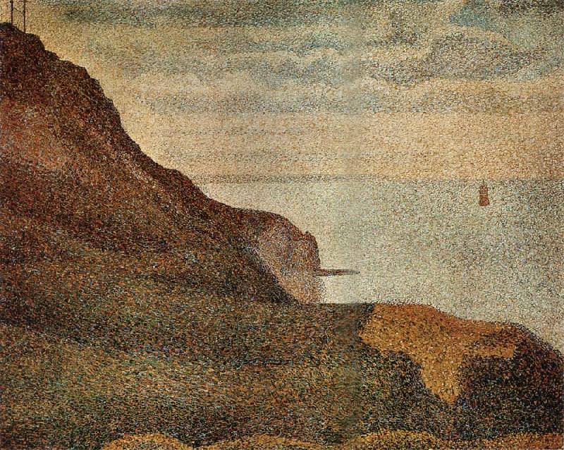 Georges Seurat The Landscape of Port en bessin China oil painting art